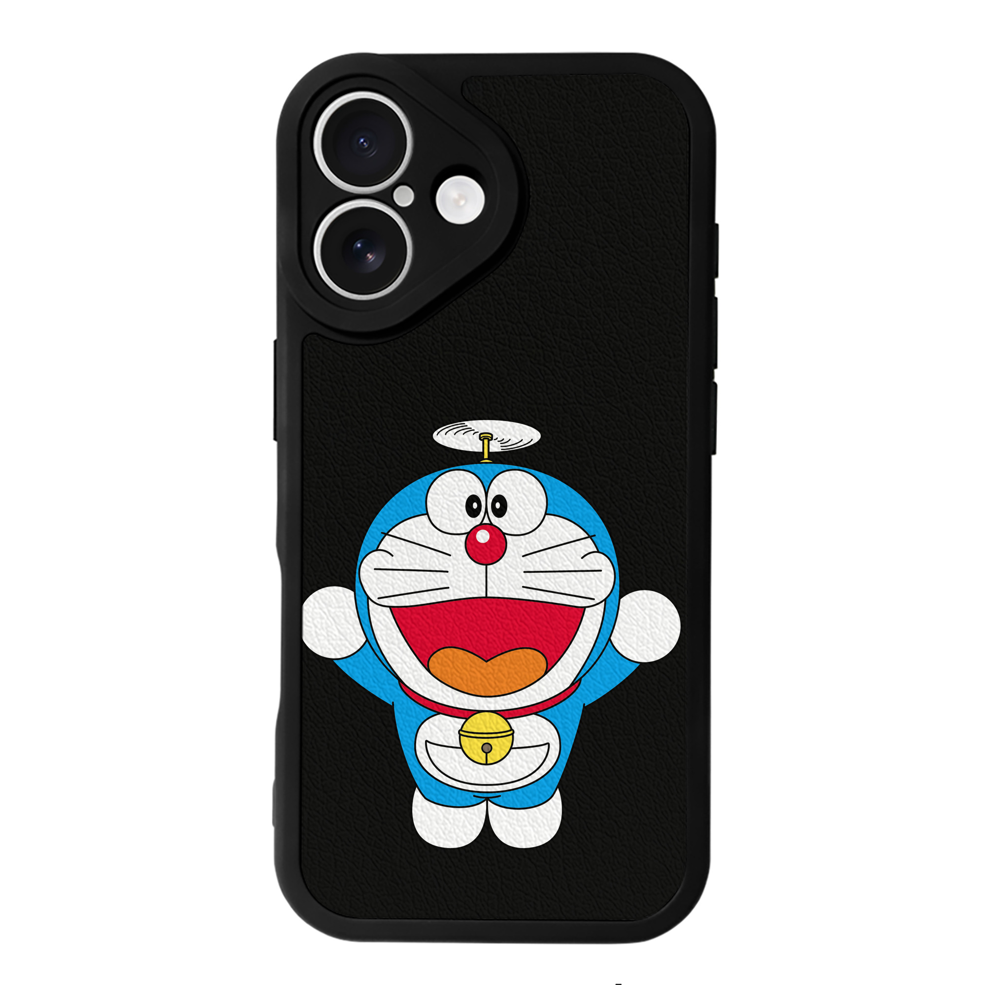 （画像用） ドラえもん Doraemon 【iPhone 16シリーズ対応】シリコンスマホケース（レザー調） 材質：シリコン
